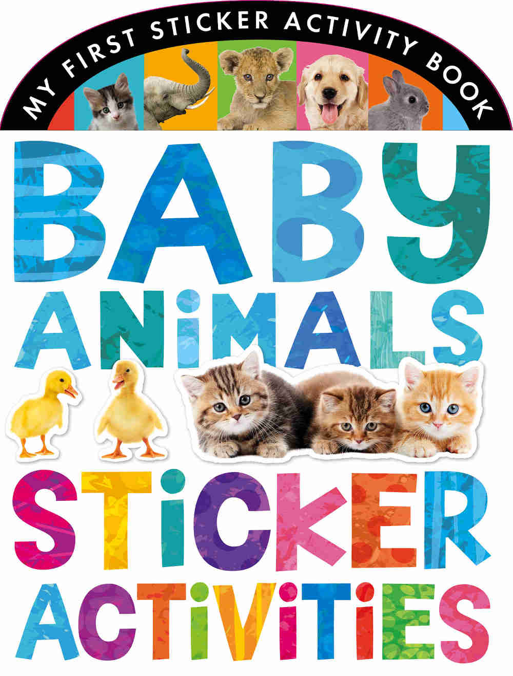 książka z naklejkami o zwierzętach