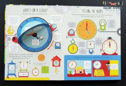 książka do nauki zegara dla dzieci po angielsku