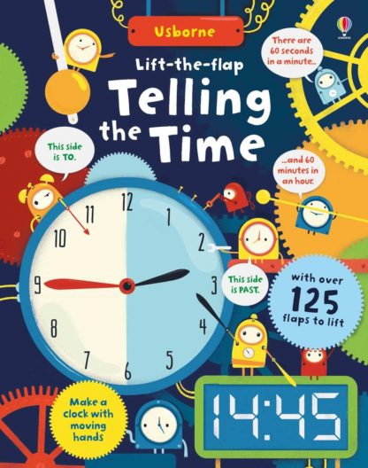 edukacyjna książka do nauki godzin i zegara po angielsku