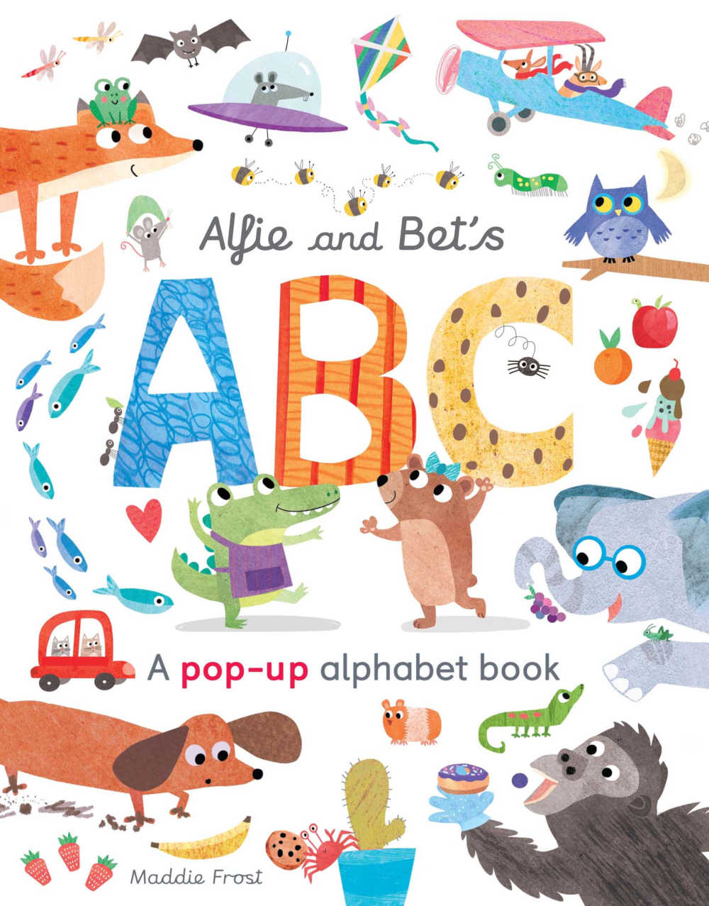 książka do nauki alfabetu po angielsku trójwymiarowa 3D