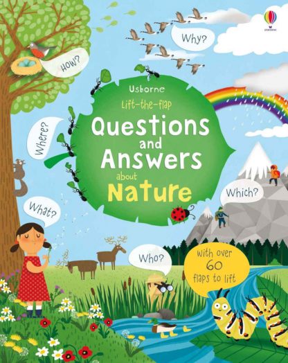 książka edukacyjna dla dzieci z okienkami po angielsku o przyrodzie i zwierzętach
