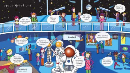 książka o kosmosie dla dzieci z okienkami po angielsku