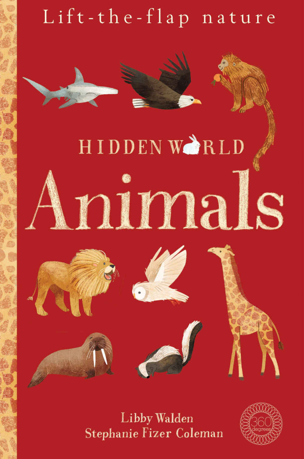 edukacyjna książka dla dzieci o zwierzętach po angielsku z okienkami