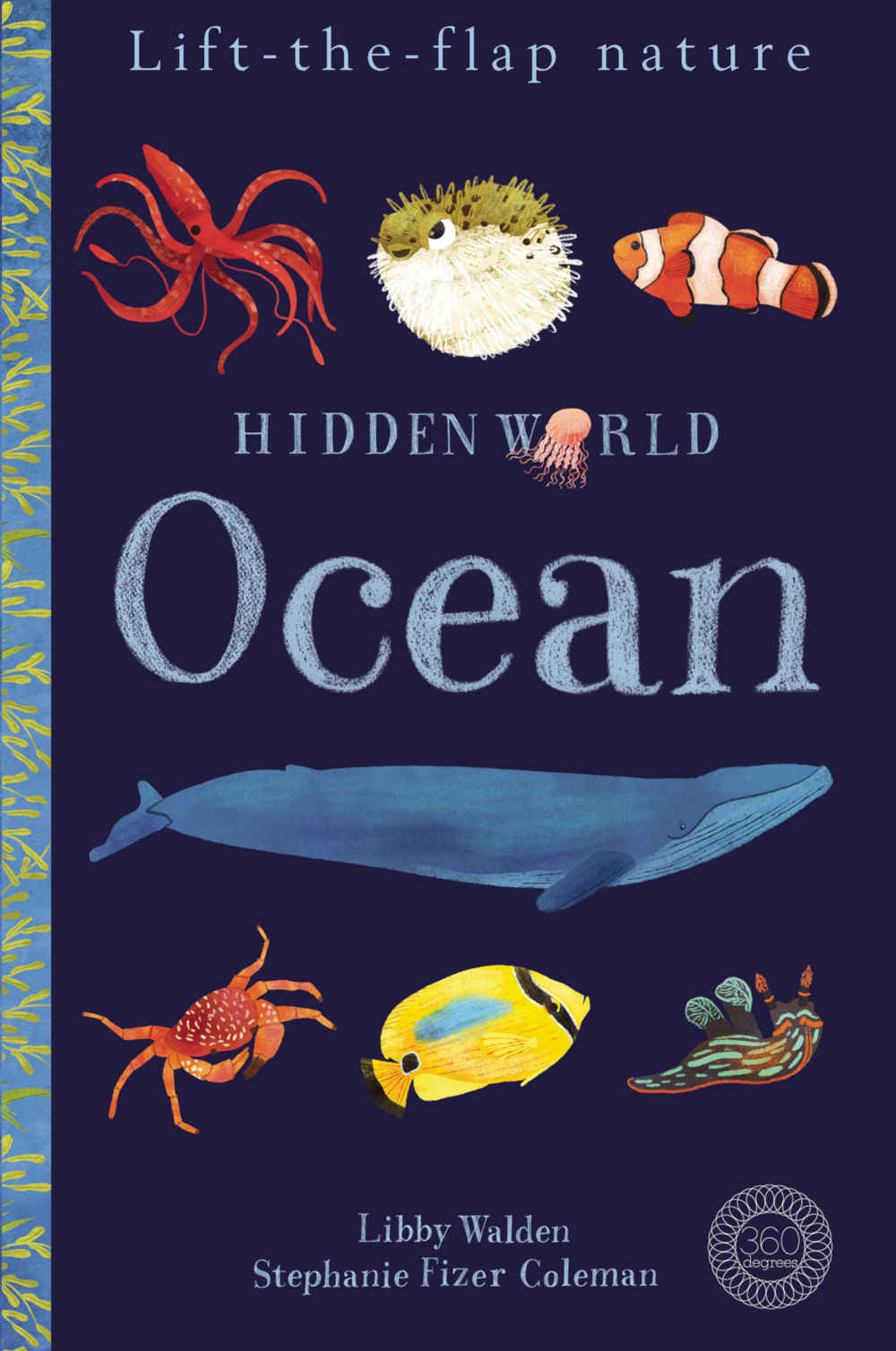 edukacyjna książka dla dzieci o zwierzętach oceanu po angielsku