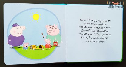 świnka peppa książka dla dzieci po angielsku wyścigówka george'a