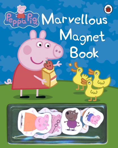 świnka peppa książka z magnesami dla dzieci