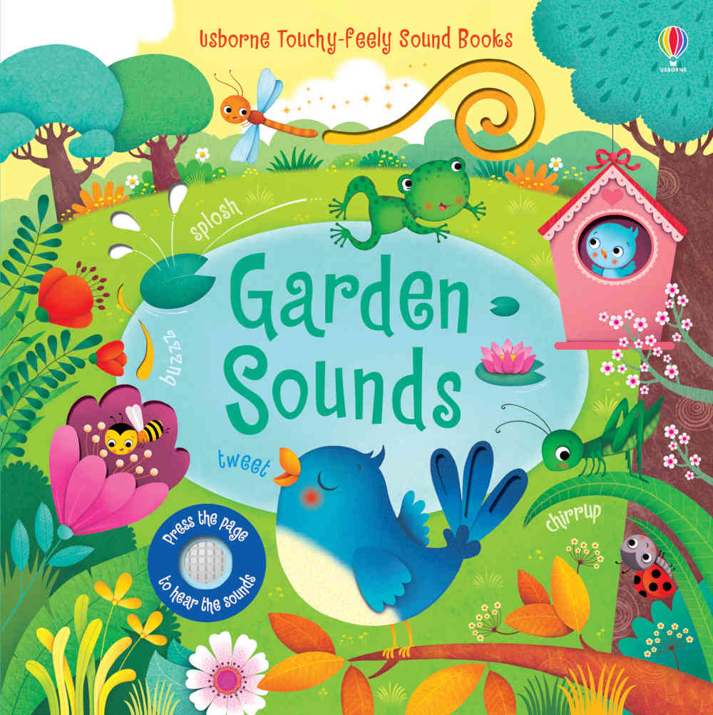 książka dżwiękowa dla dzieci odgłosy ogrodu