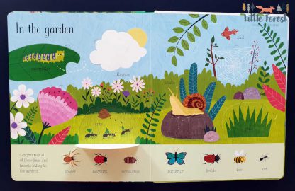 książka dla dzieci z okienkami o przyrodzie po angielsku