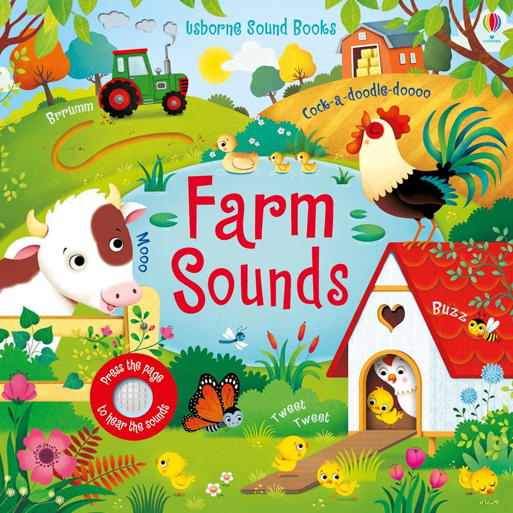 ksiązka dźwiękowa farma odgłosy zwierząt usborne