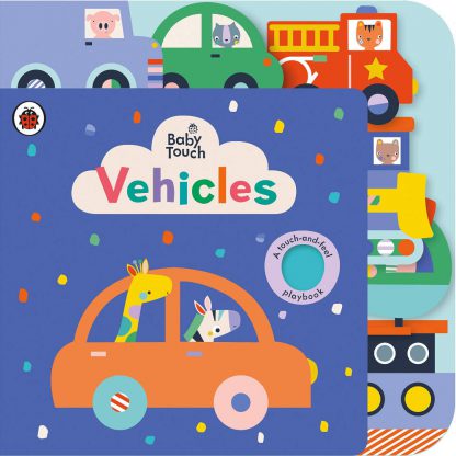 książka sensoryczna dla roczniaka pojazdy po angielsku