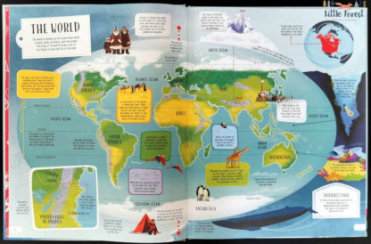 ilustrowany atlas świata dla dzieci po angielsku usborne