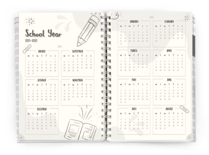 kalendarz planer dla nauczyciela języka angielskiego