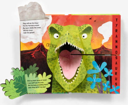 dinozaury książka 3D trójwymiarowa dla dzieci