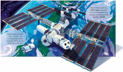 kosmos książka dla dzieci 3d trójwymiarowa