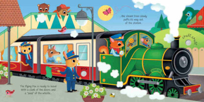 książka pociągi i lokomotywy dla dzieci z dźwiękiem