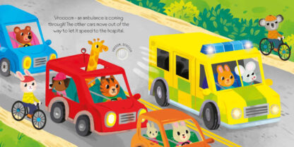 pojazdy auta książka dla dzieci z dźwiękiem