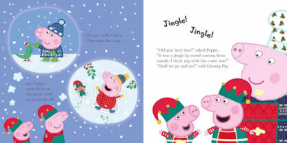 książka na święta i mikołajki dla dzieci świnka peppa po angielsku
